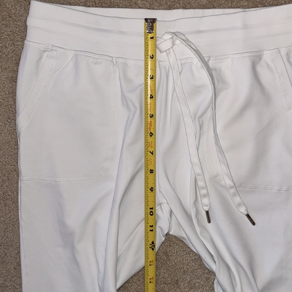 ZYIA Active White Unwind Jogger Pants, Size Small *defect - Picture 10 of 15